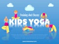 Training and classes kids yoga banner