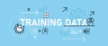 Training data conceptual AI artificial intelligence smart learning machine repository input dataset learning labeled
