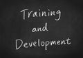 Training and development