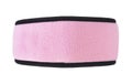 Training headband isolated on white background. Pink training headband