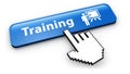 Training Icon Online Button Click Royalty Free Stock Photo