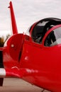 Training jet sport plane Royalty Free Stock Photo