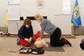 Training in medical care has started in Lviv.