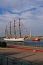 Training sailing ship B.A.P. UNION - Piraeus, Greece Royalty Free Stock Photo