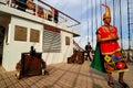 Training sailing ship B.A.P. UNION - Piraeus, Greece Royalty Free Stock Photo