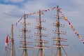 Training sailing ship B.A.P. UNION - Piraeus, Greece Royalty Free Stock Photo