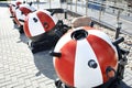 Training sea mines at exhibition