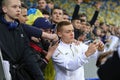 Training session of Ukraine National Football Team in Kyiv, Ukraine Royalty Free Stock Photo