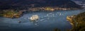 Training Ship Juan Sebastian Elcano departing the Port of Ferrol Galicia Spain