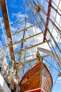 December 27, 2018 San Pedro, Ca. tall sailing ship from Poland visiting.