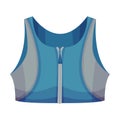 Training Sports Bra or Racerback Tank as Track Womenswear Vector Illustration