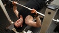 Training strength barbell gym