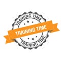 Training time stamp illustration