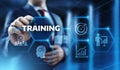 Training Webinar E-learning Skills Business Internet Technology Concept Royalty Free Stock Photo