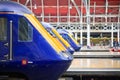 Trains at London Paddington railway station Royalty Free Stock Photo