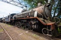 Trains Scrapped Steam Locomotives Royalty Free Stock Photo