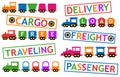 Trains for travel and cargo transportation