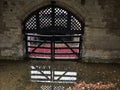 The Traitors Gate in the Tower of London Royalty Free Stock Photo