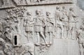 Trajan column in Rome Royalty Free Stock Photo