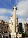 The Trajan Column in Rome, Italy
