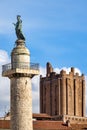 Trajan Column and Torre delle Milizie