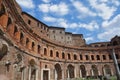 Trajan forum markets complex in Rome Royalty Free Stock Photo