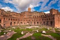 Trajan Forum in Rome, Italy Royalty Free Stock Photo