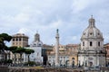 Trajan's Column and Church of SS. Name of Mary at the Trajan's F