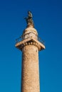 Trajan`s Column Colonna Traiana in Rome, Italy. Commemorates R Royalty Free Stock Photo