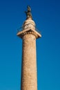 Trajan's Column (Colonna Traiana) in Rome, Italy. Commemorates R Royalty Free Stock Photo