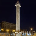 Trajan's column, in the Forum of Trajan in Rome