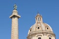 Trajan's Column in Rome, Italy Royalty Free Stock Photo