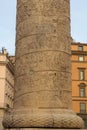 The Trajan`s Column in Rome Italy Royalty Free Stock Photo