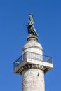 Trajan`s Column, triumphal column in the roman Forum, Trajan`s Forum, Rome, Italy