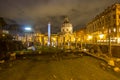 The Trajan`s Forum, Rome, Italy. Royalty Free Stock Photo