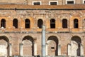 Trajan`s Market, built in the 2nd century located on the Imperial Forums near the Roman Forum, Rome, Italy Royalty Free Stock Photo