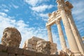 Trajan temple in Pergamon Turkey