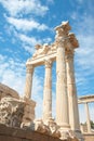 Trajan temple in Pergamon Turkey