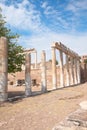 Trajan temple in Pergamon Turkey