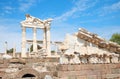 Trajan temple in Pergamon Turkey