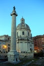 Trajans Column, Rome, Italy Royalty Free Stock Photo