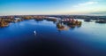 Trakai castle aerial