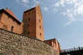 Trakai Castle on Lake Galve, Lithuania.