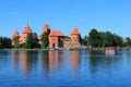 Trakai castle on Lake Galve