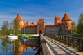 Trakai castle in Lithuania Royalty Free Stock Photo