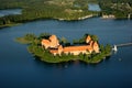 Trakai castle in Lithuania Royalty Free Stock Photo