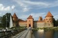 Trakai castle near Vilnius Royalty Free Stock Photo
