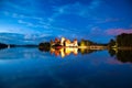 Trakai Castle at night