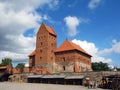 Trakai castle Traku pilis in Lithuania near Vilnius Royalty Free Stock Photo
