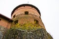 Trakai castle in the Vilnius county, Unesco world heritage list, Island on the Galve lake. Red stone castle